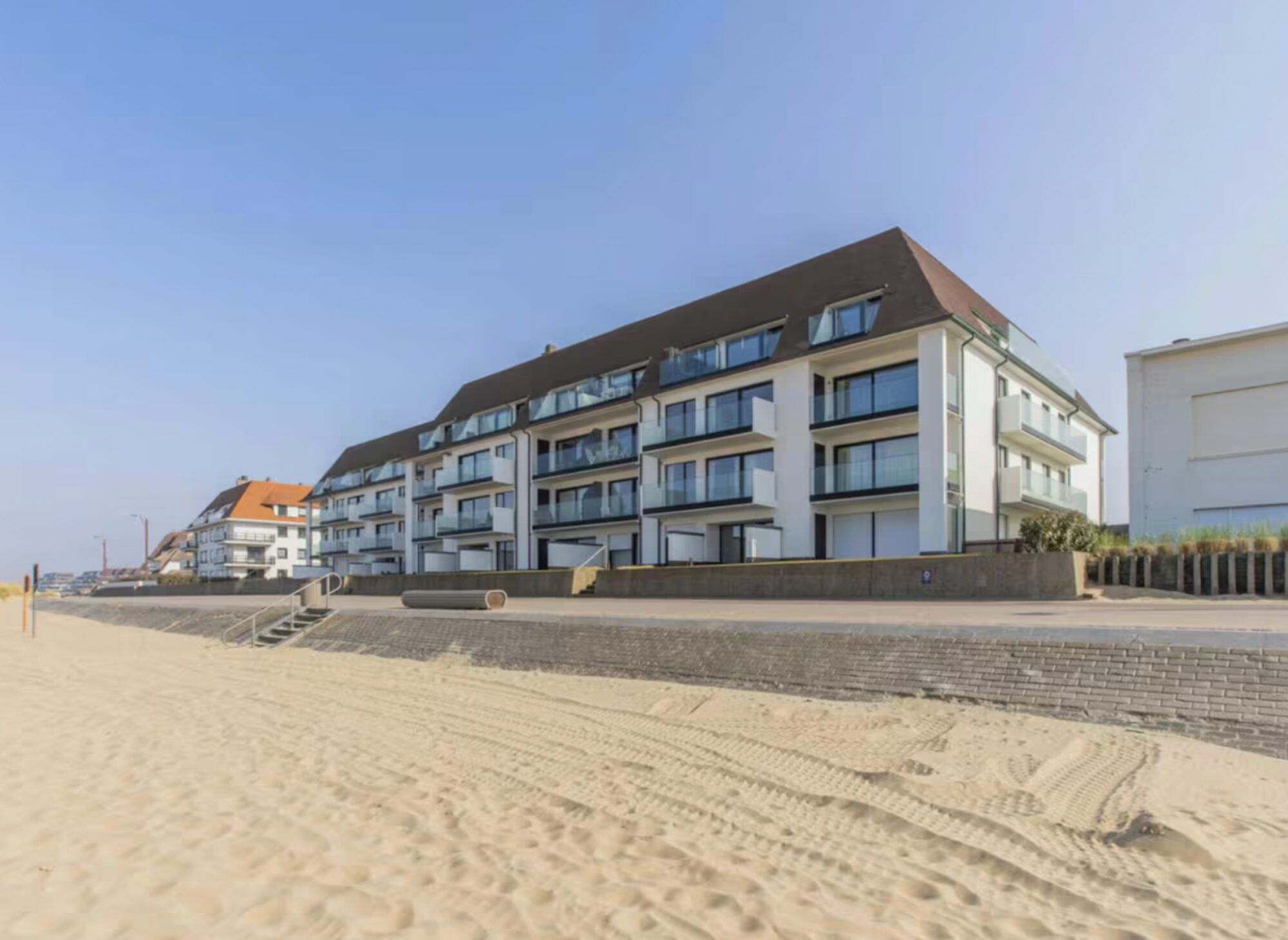Appartement aan het strand op de Zeedijk in Knokke